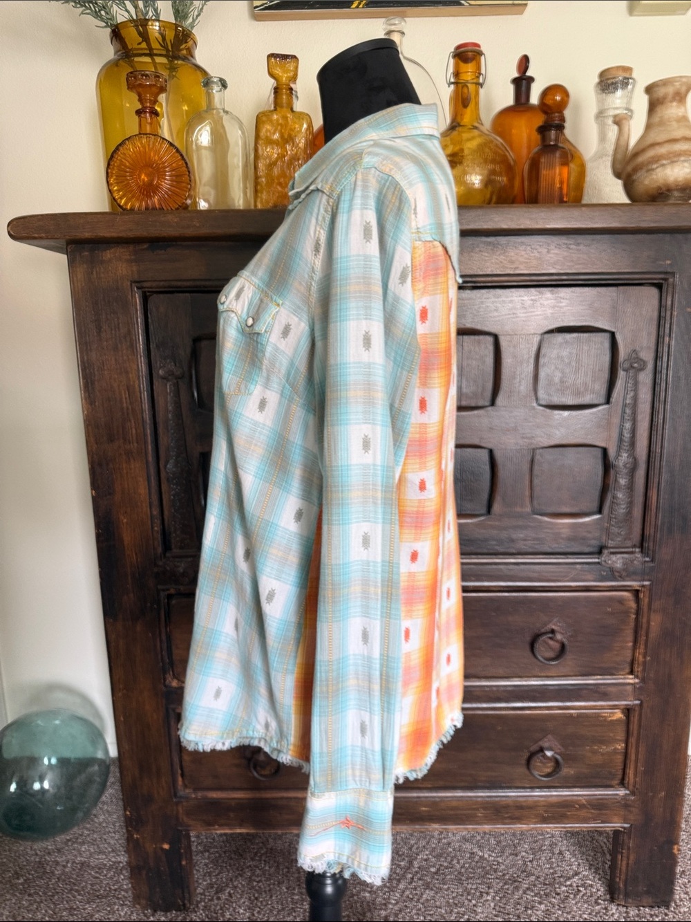 Ryan Michael Scroll Snap Women's Western Shirt - Picture 6 of 12